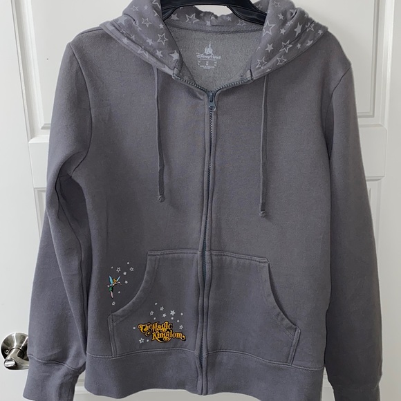 Disney Parks the Magic Kingdom Hoodie rare Walt Disney World original sz M grey - Picture 2 of 7